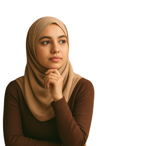 Peserta Umrah Story berhijab dalam perjalanan Umroh Story